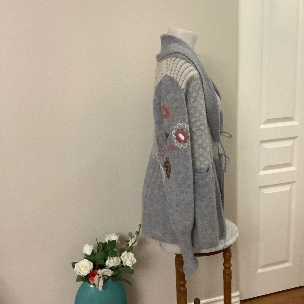 Noa Noa Wool Artsy Cardigan fits Medium